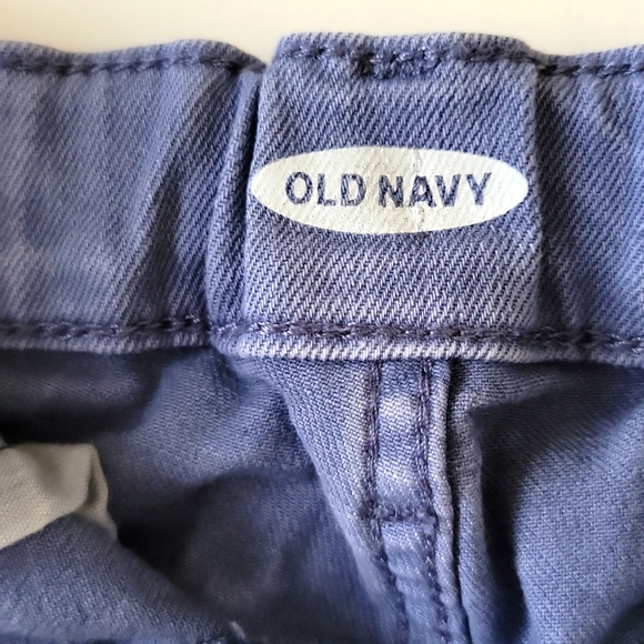 Old Navy Tie Dyed Shorts Frayed Cuffed Hem Blue White 10 - Picture 5 of 8